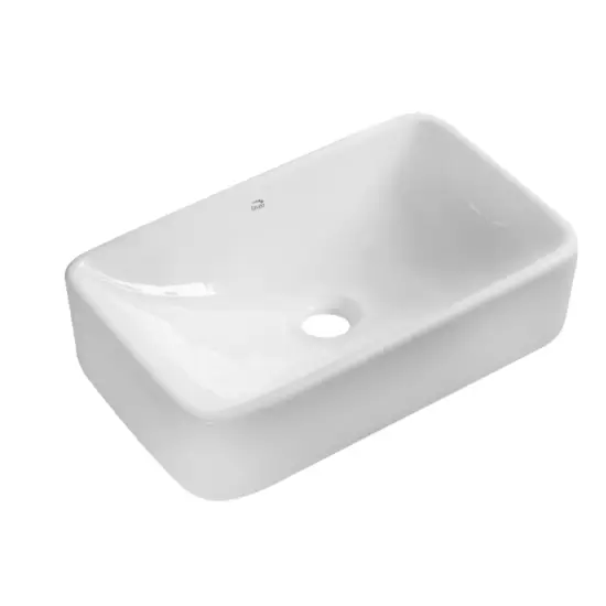 KVADRATO umywalka 48,5x29,5 cm nablatowa ceramiczna biała